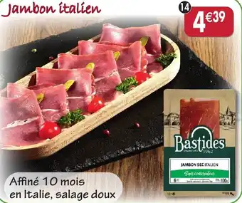 Maximo Jambon Italien 10 mois d'affinage offre