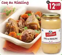 Maximo Coq au Riesling offre