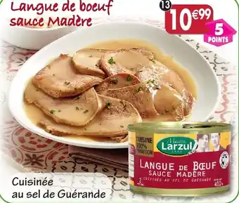Maximo Langue de boeuf sauce Madère offre