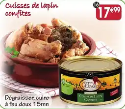 Maximo Cuisses de lapin confites offre