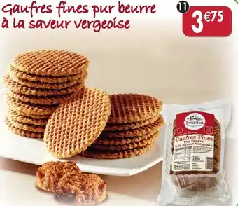 Maximo Gaufres fines pur beurre à la saveur vergeoise offre