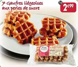 Maximo 7 Gaufres liégeoises aux perles de sucre offre