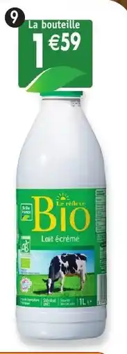 Maximo Lait écrémé Le réflexe Bio-bouteille 1L offre
