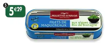Maximo Filets de maquereaux aux algues Bio de Bretagne offre