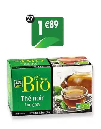 Maximo Thé noir earl grey offre