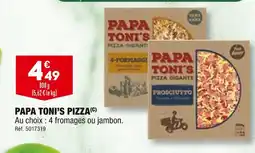 ALDI PAPA TONI’S PIZZA offre