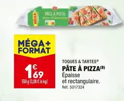 ALDI TOQUES & TARTES PÂTE À PIZZA offre
