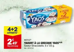 ALDI NESTLÉ YAOURT À LA GRECQUE YAOS offre
