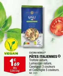 ALDI CUCINA NOBILE PÂTES ITALIENNES offre