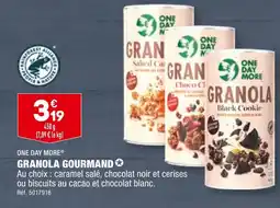 ALDI ONE DAY MORE GRANOLA GOURMAND offre
