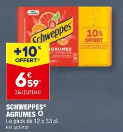 ALDI SCHWEPPES SCHWEPPES AGRUMES offre