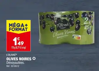 ALDI L’OLIVAÉ OLIVES NOIRES offre