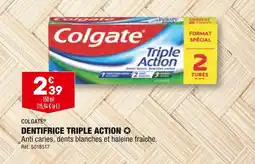 ALDI COLGATE DENTIFRICE TRIPLE ACTION offre
