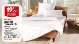 ALDI NOVITESSE COUETTE TOPCOOL offre