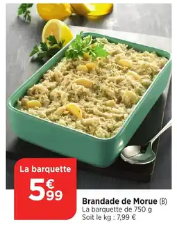 Bi1 Brandade de Morue (B) offre
