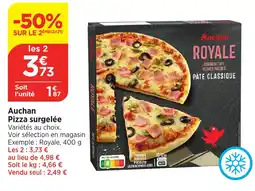 Bi1 Auchan Pizza surgelée offre
