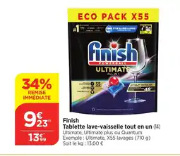 Bi1 Finish Tablette lave-vaisselle tout en un offre