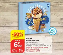 Bi1 Nestlé Cônes Extrême offre