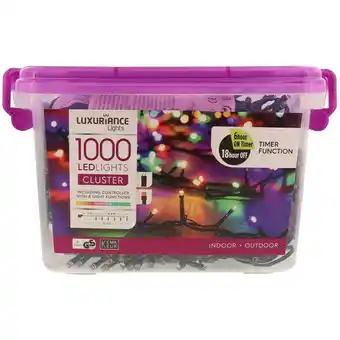 Guirlande de Noël multicolore Luxuriance Lights