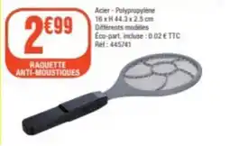 La Foir'Fouille RAQUETTE ANTI-MOUSTIQUES offre