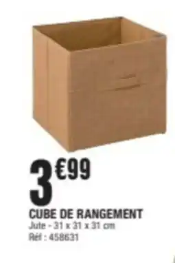 La Foir'Fouille CUBE DE RANGEMENT offre