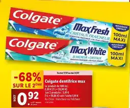 Colgate - dentifrice max