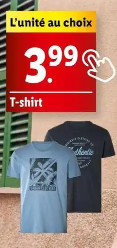 Lidl T-shirt offre