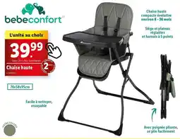 Lidl Bébé confort - chaise haute offre