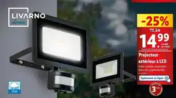Lidl Livarno - projecteur extérieur à led offre