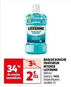 Listerine - bain de bouche fraicheur intense