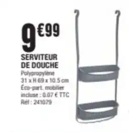 La Foir'Fouille SERVITEUR DE DOUCHE offre