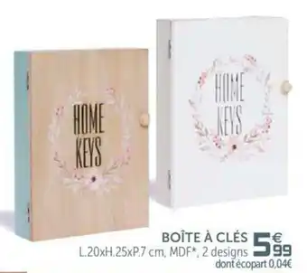 Gifi Boîte à Clés offre