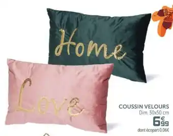 Gifi Coussin Velours offre