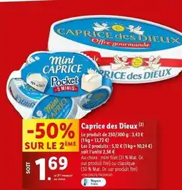Lidl Caprice des dieux offre