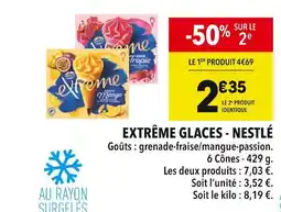 Supeco NESTLÉ EXTRÊME GLACES offre