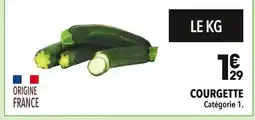 Supeco COURGETTE offre