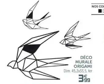 Gifi Déco murale origami offre
