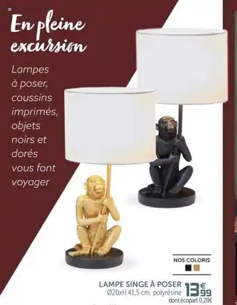 Gifi Lampe singe à poser offre