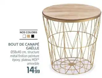 Bout de canapé gaëlle