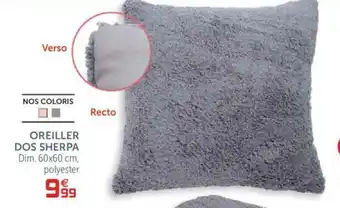 Gifi Oreiller dos sherpa offre