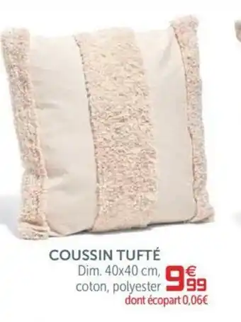 Gifi Coussin tufté offre