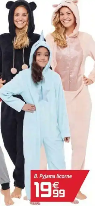 Pyjama licorne