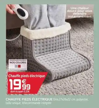 Gifi Chauffe pieds electrique offre