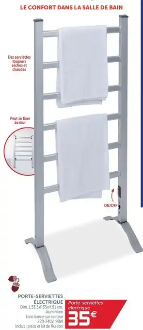 Gifi Porte-serviettes électrique offre