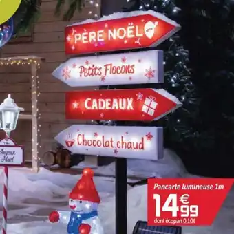 Gifi Pancarte lumineuse 1m offre