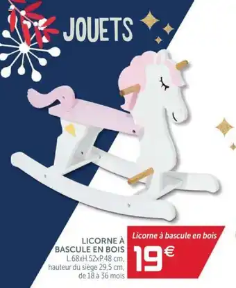 Gifi Licorne à bascule en bois offre