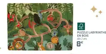 Gifi Puzzle labyrinth en bois offre