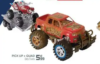 Pick up + quad