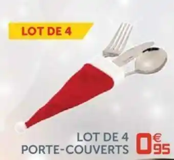 Gifi Lot de 4 porte-couverts offre
