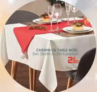 Gifi Chemin de table noël offre